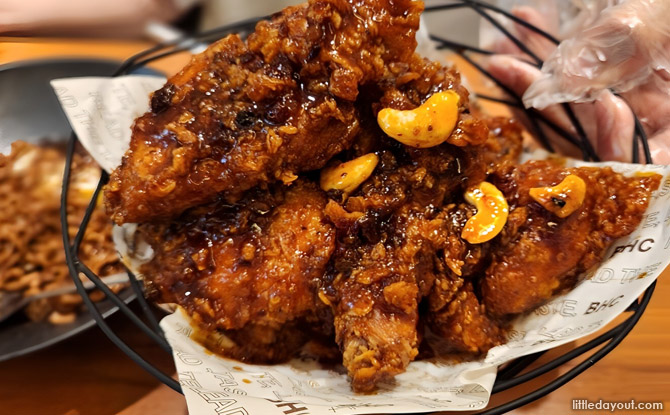 BHC Chicken Opens New Outlet At Star Vista With Outlet-Exclusive Flavours 2 Mala Khan flavour Fried Chicken