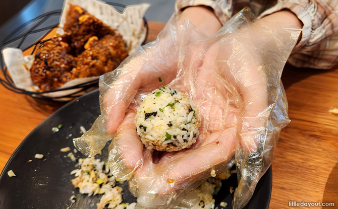 BHC Chicken Opens New Outlet At Star Vista With Outlet-Exclusive Flavours 4 Macho King Rice Ball