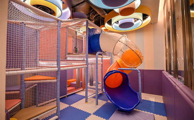 Check out a Restaurant with a Playground