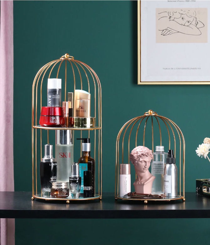 Birdcage Cosmetics Organizer