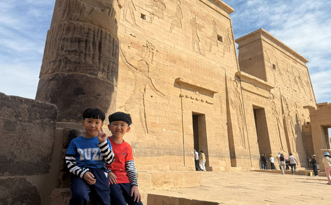 Egypt With Kids: 12-Day Family-Friendly Itinerary & Why Choose All-Inclusive Package Tour 4 Hieroglyphs and ruins they had previously only seen in cartoons and LEGO sets were suddenly real