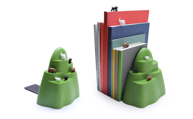 Qualy Design Book Mountain Bookend and Bookmarks $59.90, from qualydesign.sg