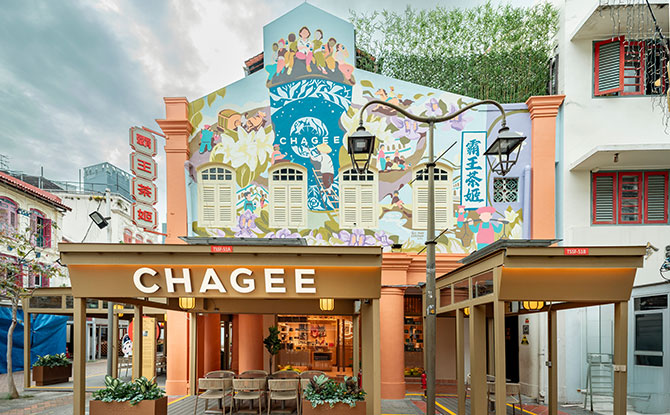 CHAGEE Pagoda House In Chinatown: 1st Tea-And-Retail concept In Singapore