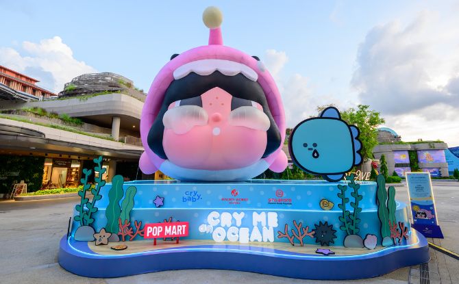 Cry Me An Ocean: POP Mart's CRYBABY At Singapore Oceanarium 2 CRYBABY Cry Me an Ocean Series