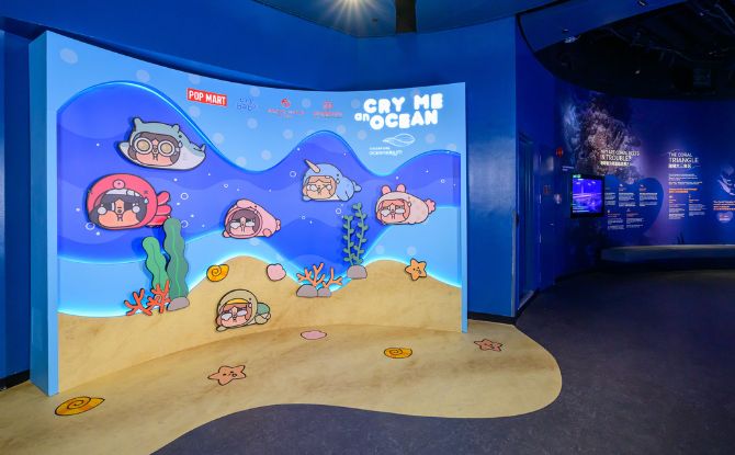 Cry Me An Ocean: POP Mart's CRYBABY At Singapore Oceanarium 5 THE GATHERING TIDE lightbox