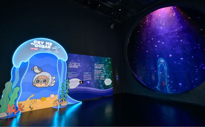 Cry Me An Ocean: POP Mart's CRYBABY At Singapore Oceanarium 3 CRYBABY Installations inside Singapore Oceanarium