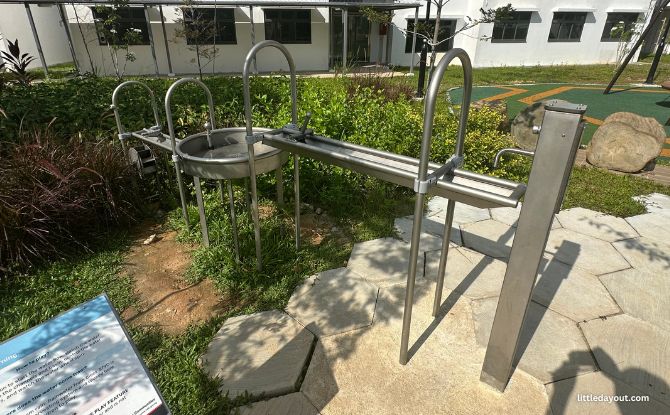 Canberra Vista Playground: Roller Slides, Water Play & Fun On The Slopes 12 Canberra Vista Nature Play Garden is an interactive water feature