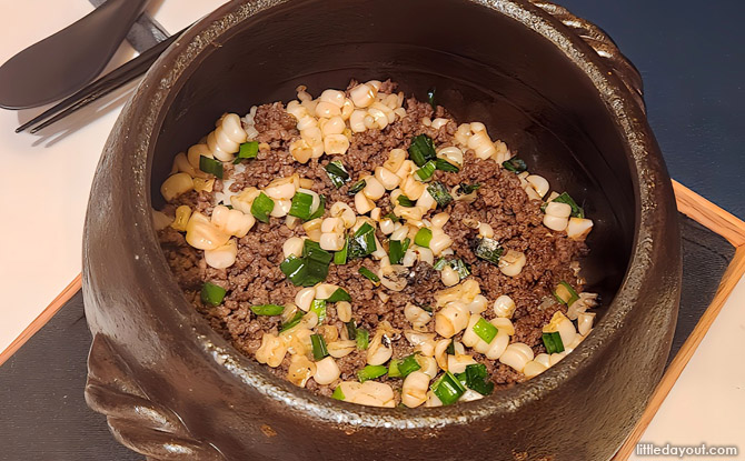 A5 Wagyu with White Corn