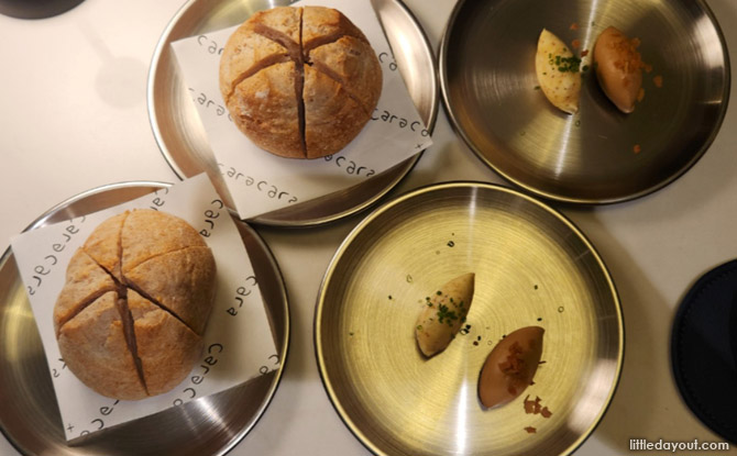 Kopi Roti is a crusty sourdough paired with Milkadoodle beans and AOP French butter