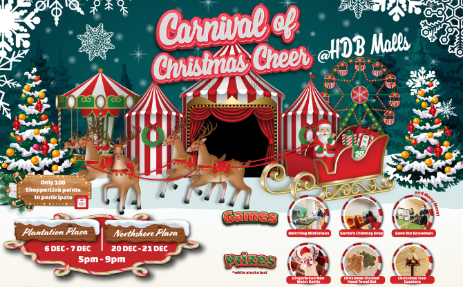 Carnival of Christmas Cheer December 2025 at Plantation Plaza Northshore Plaza