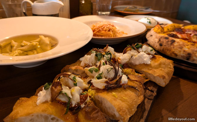 The Star of the Feast: Fried Pizza with Crab & Nduja