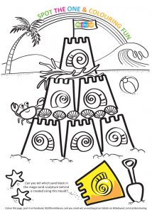 Castle Colouring Activity Sheet