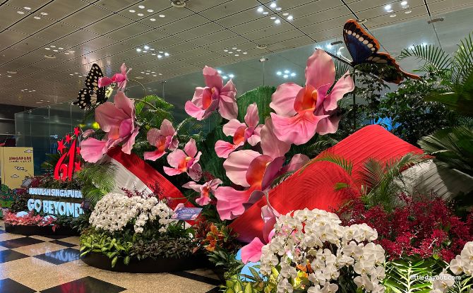 Changi Airport National Day 2026 2 Changi Airport Celebrates National Day With Giant Floral Displays, Live Performances, Meet-and-Greets