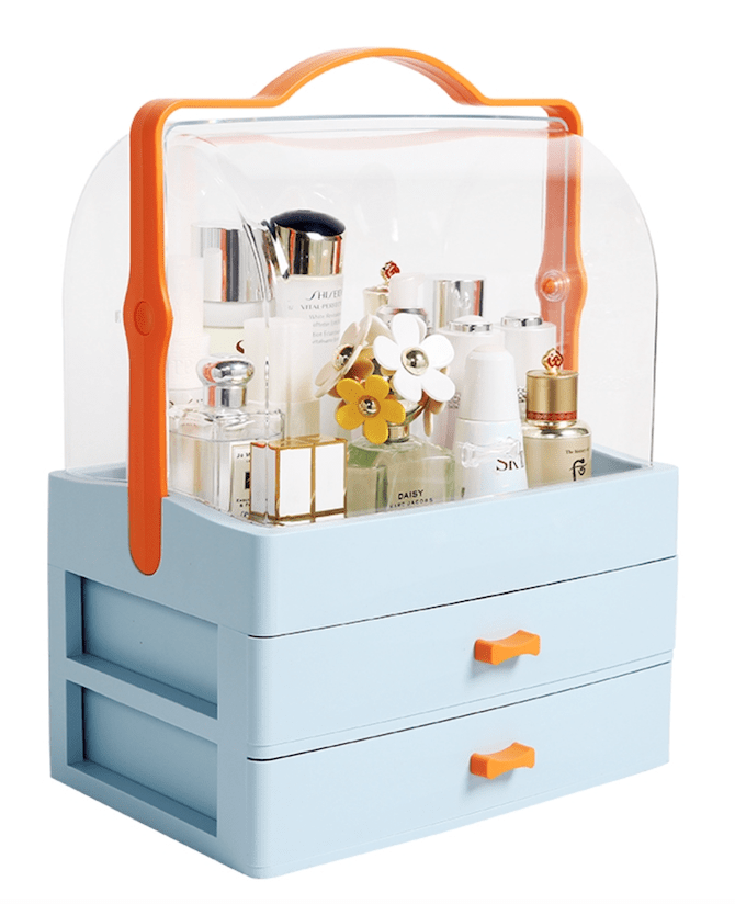 Chic Macaron Acrylic Makeup Organiser