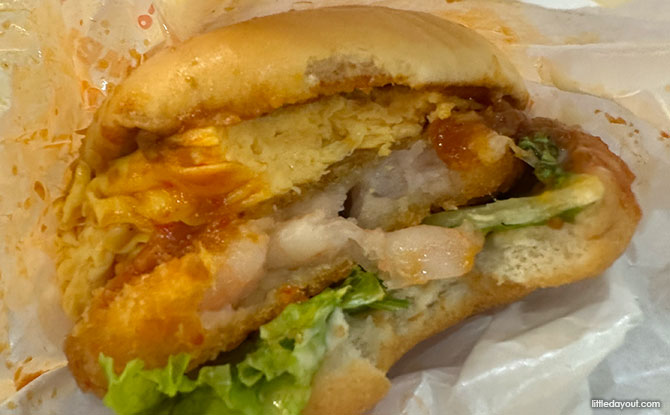 McDonald's Chilli Crab Sauce Burgers