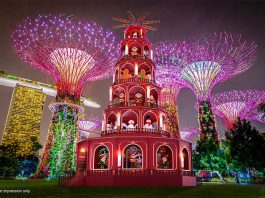 Christmas Wonderland 2025 At Gardens By The Bay: Singapore's First-Ever Christmas Pyramid, A Flying Santa & Reindeer Quartet
