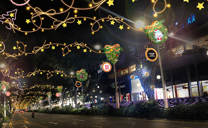 Orchard Road Street Light-up - Christmas on a Great Street
