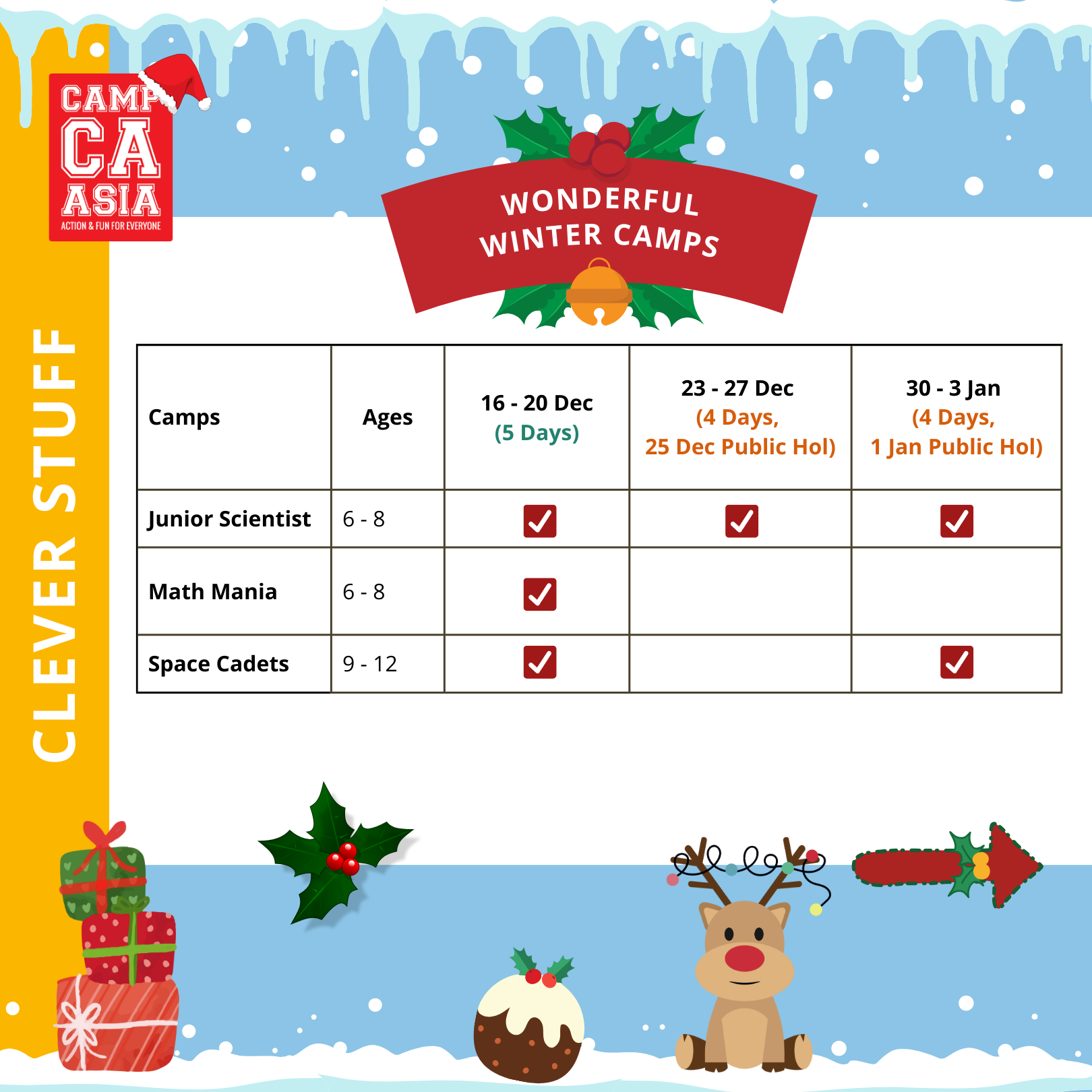 Clever Stuff, Camp Asia Winter Camp 2024