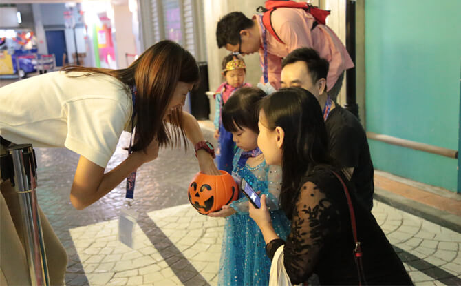 Collecting Candy along the Streets of SpookyTown