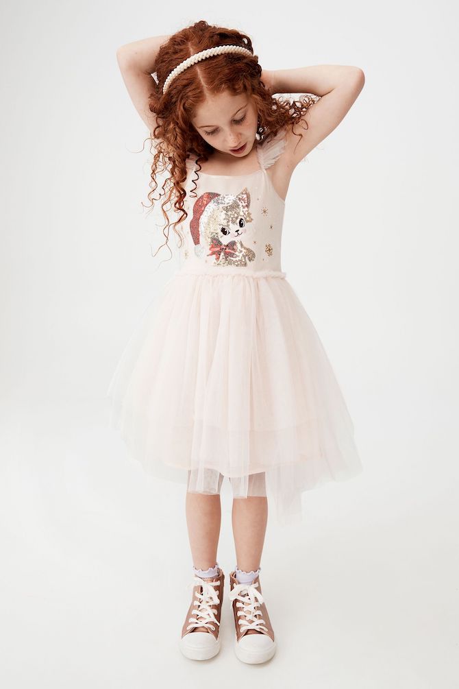 Where To Buy Year-End Festive Outfits For Kids 2 Cotton On Kids Christmas pink tulle dress