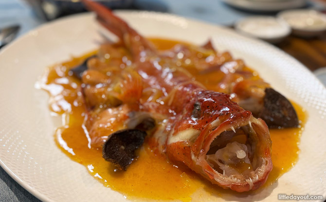Restaurant Cougar Lee’s Chinese New Year Menu: Tradition Meets European Elegance 6 Steamed Red Grouper ($98/kg)
