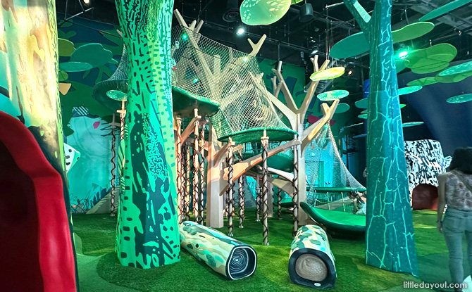 Curiosity Cove At Mandai Wildlife East: Indoor Playscape With 4 Zones For Kids To Play & Discover 2 Forestlands