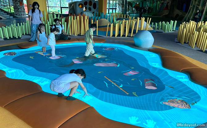 Curiosity Cove At Mandai Wildlife East: Indoor Playscape With 4 Zones For Kids To Play & Discover 10 Watering Hole