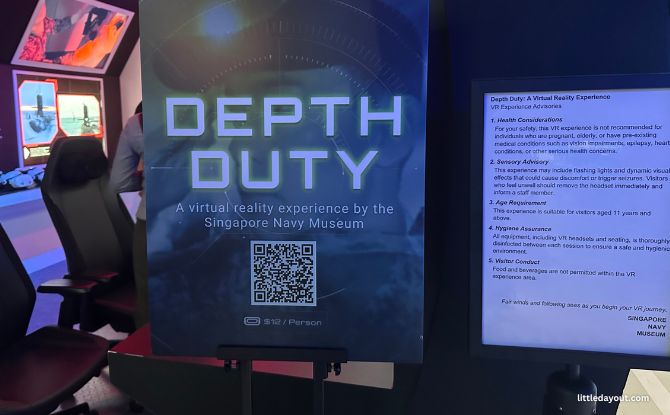 Singapore Navy Museum: Maritime Force For A Maritime Nation 12 Virtual Reality (VR) Experience at Singapore Navy Museum: Depth Duty