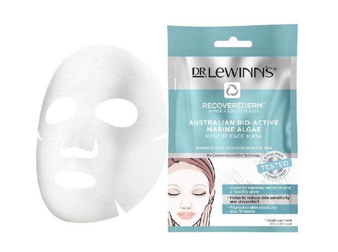 Dr Lewinn’s Recoverederm Australian Bio-Active Marine Algae Rescue Face Mask