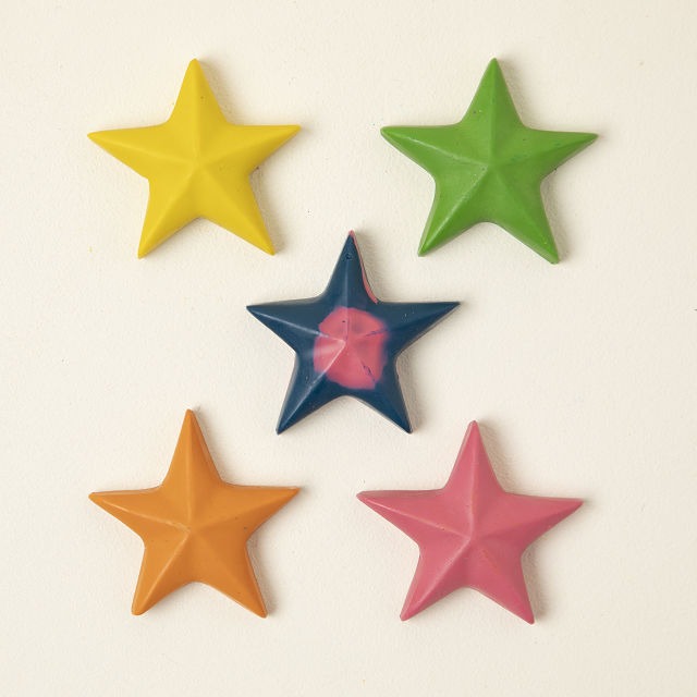 Eco Stars Recycled Crayons