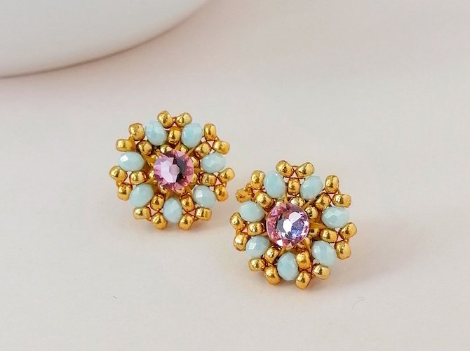 Eden + Elie Andromeda Stud Earrings