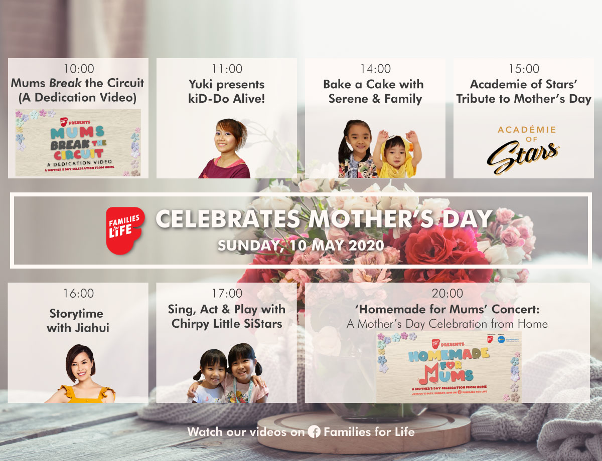 Families for Life Mother’s Day @ Home Programmes