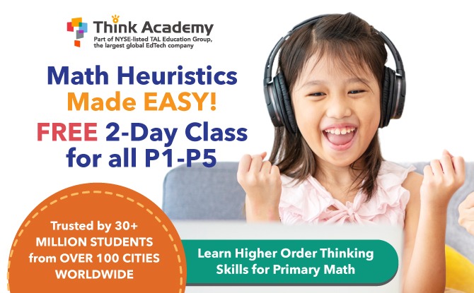 Fun-Filled 2 Days Online Math Heuristics Class! (FREE) With Singapore's First-Ever Dual-Teacher, EdTech-Powered LIVE Online Lessons