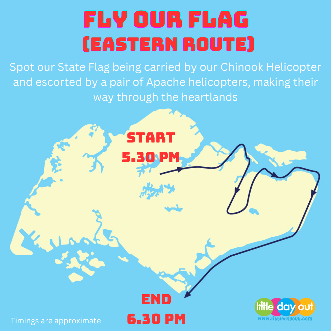 Fly Our Flag Eastern Route