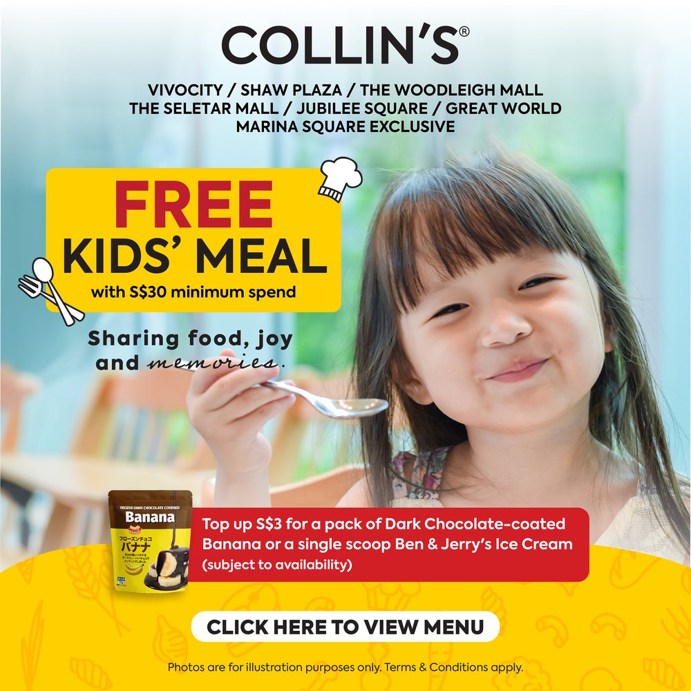 COLLIN's free kids meal