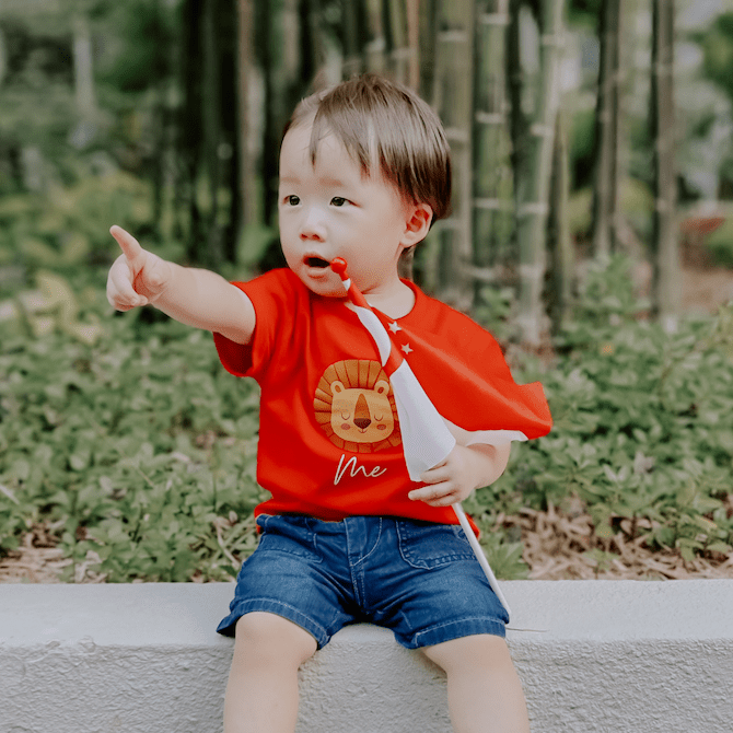 Gabe lion kids tee