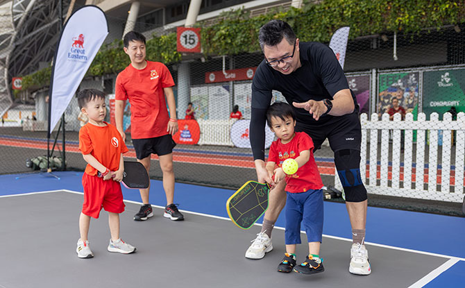 Great Eastern Promenade: Sheltered Running Track At National Stadium, The Kallang 2 Programmes to Encourage Active Living at the Great Eastern Promenade