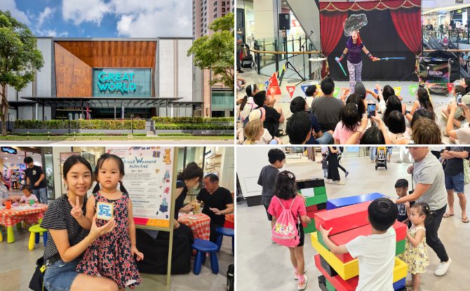 Magic Show, Giant Jenga, FREE* Kids’ Activities And Special Promotions At Great World This June School Holidays!