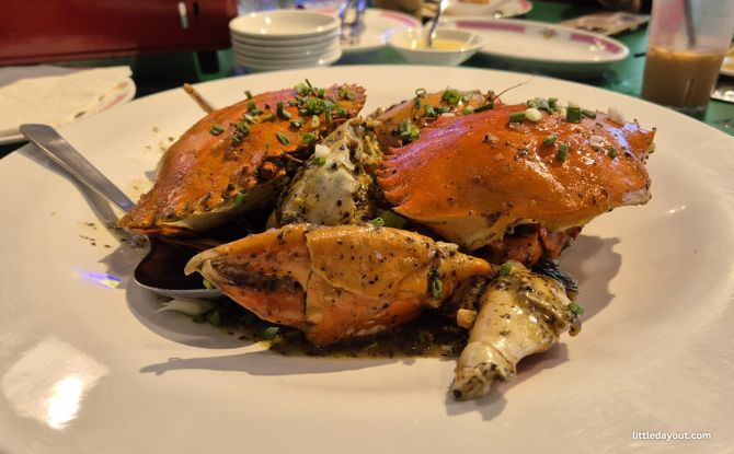 HEY KEE HK Seafood Restaurant Review: A Refreshed Menu & Live Crab Deal 2 Stir-fried Crab with Black Truffle