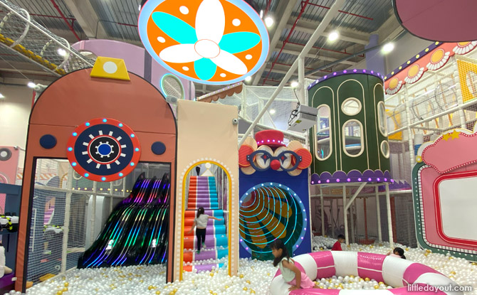 Slide your way down in a twist or a straight line 