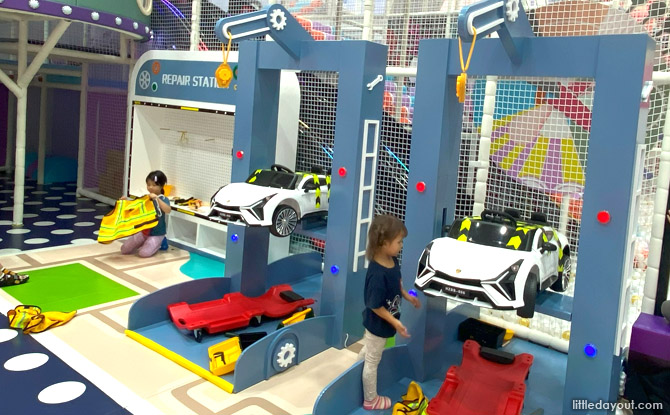 A car repair workshop