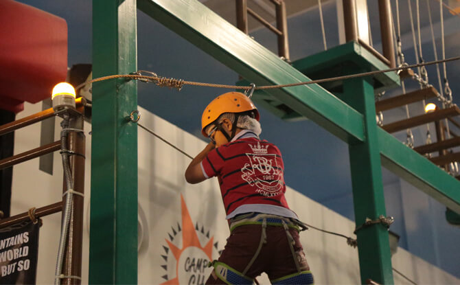 Height of Fright by CAMP CHALLENGE at KidZania Singapore's SpookyTown 2019