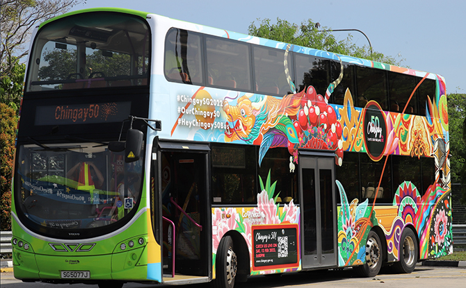 Spot Chingay50 Buses, Snap & Post For A Chance To Win Prizes