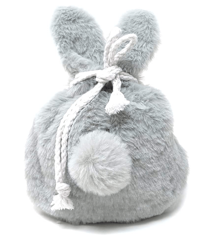 Honbay Cute Rabbit Ear Drawstring Cosmetic Pouch