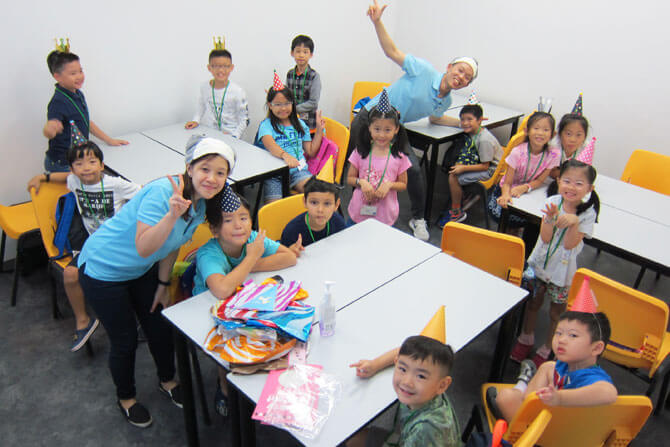 Hua Language Centre believes that children learn more effectively when they are having fun.