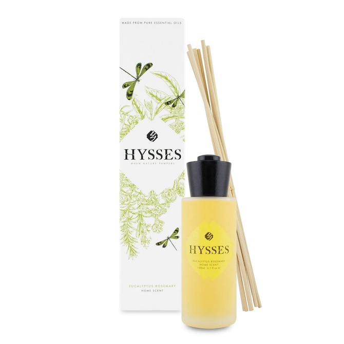 Hysses Home Scent Reed Diffuser Eucalyptus Rosemary