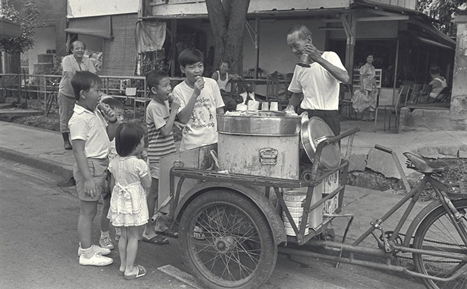 Ice Cream Carts in the Olden Days