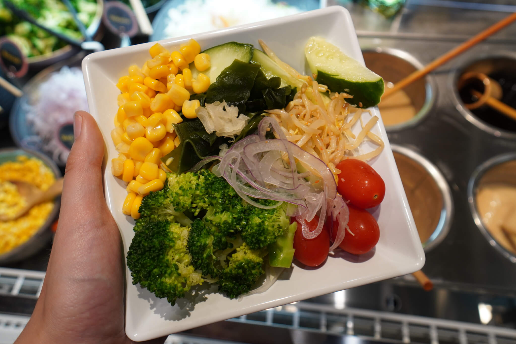 Salad Bart at Shiokoji Tonkatsu Keisuke