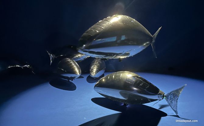 Into The Ocean At ArtScience Museum: Journey Beneath The Waves Across 6 Zones 5 Flock of by bit.studio