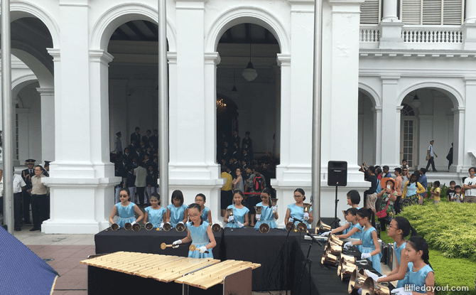 Istana Open House music performance